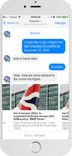 Virtual Agent for Airlines